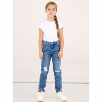 NAME IT High Waist Mom Fit Jeans Rose Blue